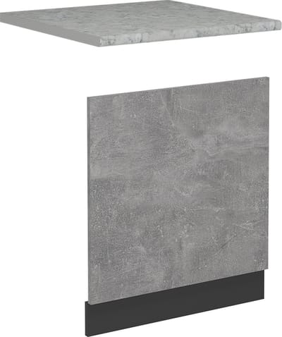 Vicco R-Line Voorpaneel vaatwasser – 60 cm, WB Marmer Beton