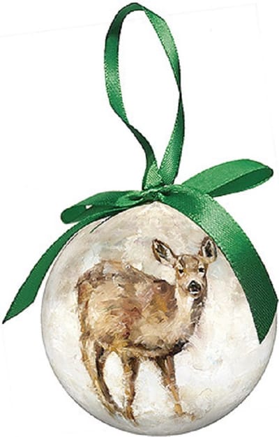 Art Revisited Kerst bal Dorus Brekelmans - Sneeuw hert