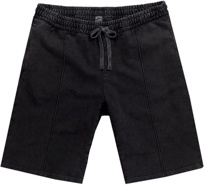 STHUGE - Heren - sweatbermuda biesjes Baggy Fit vintage look tot 8XL - Antraciet - Maat 3XL