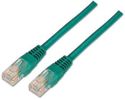 UTP Category 6 Rigid Network Cable Aisens A135-0245 50 cm Green