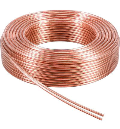 Luidspreker kabel - 0.75mm² - 25 meter - Op rol - Allteq