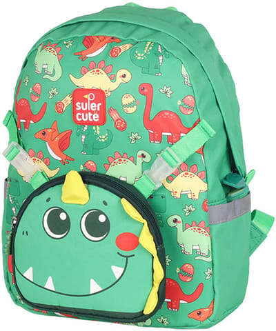 Mishti | SuperCute Rugzak | Kinderen Schooltas | 2 in 1 School Rugtas | 3-8 Years Old Jongens and Meisje | Waterdicht | Lichtgewicht 240g | 35cm x 27cm x 11cm Goede Maat | Premium Stijl Dinosaurus | Schooltas Meisje | Schooltas Jongen | Schooltassen