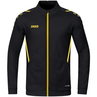 Jako Challenge Polyestervest Kinderen - Zwart / Citroen | Maat: 116