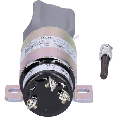Brandstofafsluitmagneetventiel Graafmachine Motor Stop Uitvallen Accessoires DC24V TOSD?03?046