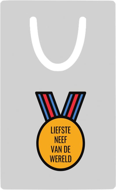 Hacebo® - liefste neef van de wereld metalen boekenlegger- Neef - de liefste neef - verjaardagscadeau - verjaardag - cadeau - cadeautje voor neef - neef artikelen - kado - geschenk - gift Bladwijzer boekenleggers - 7.6 cm x 5cm