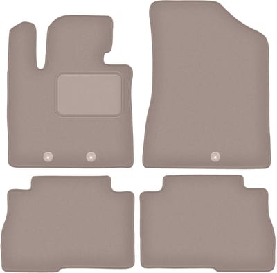 Wielganizator WLG-CARLUX Serie - Autovloermatten - Beige - Kia Sorento II FL SUV 2012-2014
