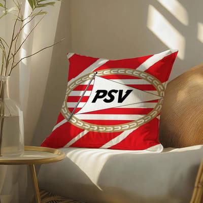 Psve-Eindhoven Kussensloop Kussensloop, Dubbelzijdig Bedrukt, Bankkussen, Slaapkamer Hoofdeinde Short plush 60*60(CM)-1Pcs