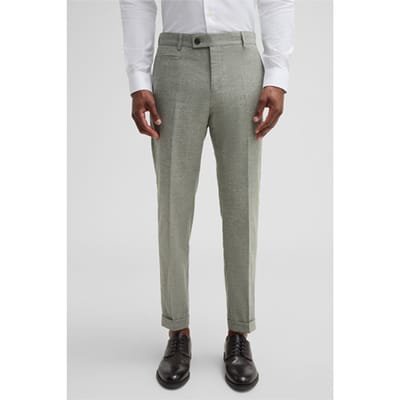 Combinatiepantalon Luc, lichtgroen gemêleerd