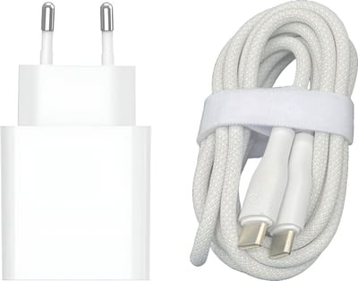30w usb C Adapter + usb C Kabel - 2 Meter - Snellader - Super Fast Charging - 30 Watt - Power Delivery - Quick Charge - Snel Oplader - Usb C naar usb C