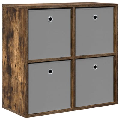 vidaXL - Dressoir - Rook - Eiken - 68,5 - x - 32 - x - 67 - cm