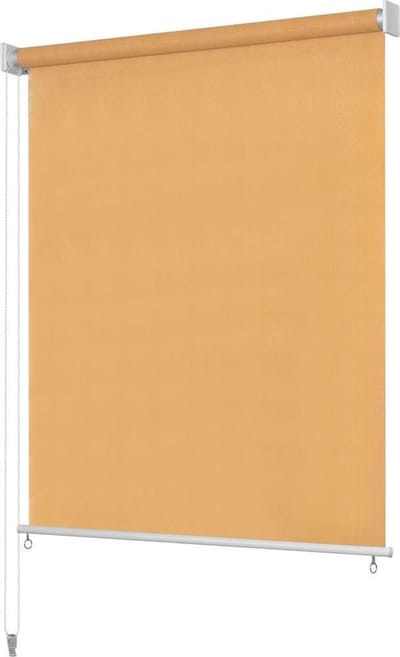 vidaXL - Rolgordijn - voor - buiten - 165(B)x230(H) - cm - beige