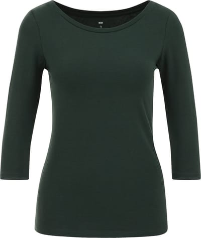 WE Fashion Dames T-shirt met driekwart mouwen