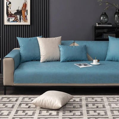 Technisch Stof Bankhoes Verdikt Waterdicht Urinebarrière Bankkussen Kussensloop Pakket Bankkussen Zachte Stof Kunst 50x70cm 1pcs