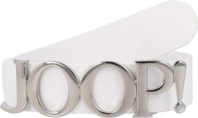 Joop! Riem Leer - Dames - 80 cm - white-silver