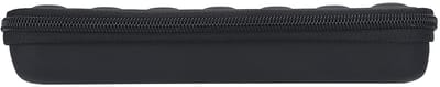 Dailygoods- Mondharmonica Tas Zacht PU-Leer - Opbergkoffer Voor 7 Stuks - Draagtas Met Ritssluiting - Ruimte Voor 10 Gaten - Schokbestendig - Afmetingen 23 x 14,5 x 4 cm - Harmonicatas