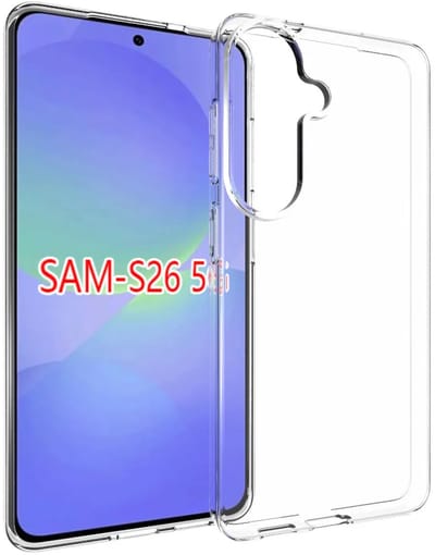 MobyDefend Hoesje - Geschikt voor Samsung Galaxy S26 - Transparante TPU Backcover - Volledig Doorzichtig