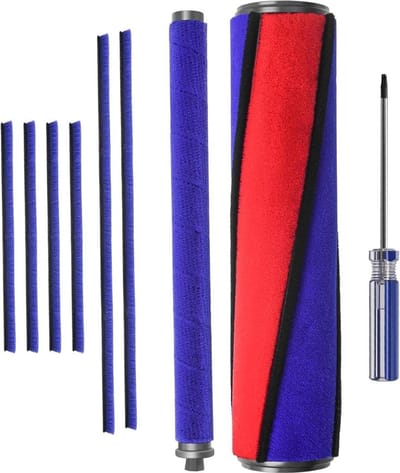 Vervangende rolborstels met zachte haren (9 stuks) Geschikt voor Dyson V7-V11, verkrijgbaar als accessoire Geschikt voor stofzuigers en schoonmaakproducten.