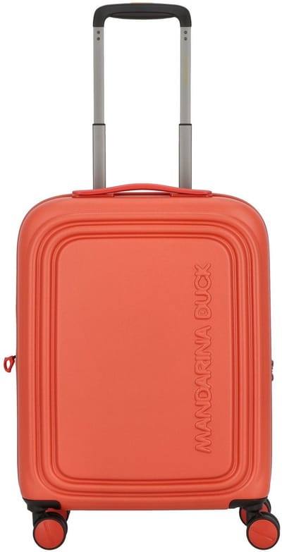MANDARINA DUCK Logoduck + Expandable Cabin Trolley Ginger Oranje 55cm