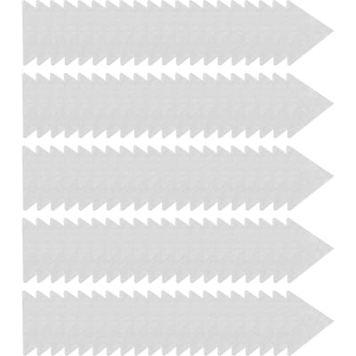 100 PIÈCES Autocollant de Maintien de Col Bords de Col Auto-adhésifs Auto-adhésifs Triangulaires pour Col de Chemise