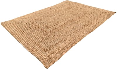 Rocaflor-Vloerkleed-jute-gevlochten-rechthoekig-bruin-70x100cm