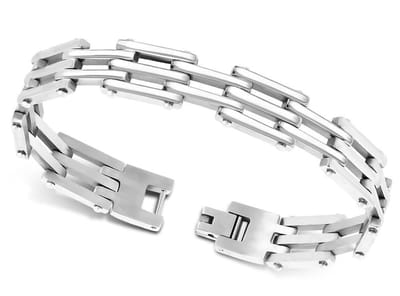 Amanto Armband Berto - 316L Staal - 12mm - 21cm