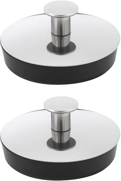Dailygoods- Afvoerplug 2 Stuks - Rubber - Multifunctioneel - Antislip - Geschikt voor Bad en Wastafel - Hoogwaardige Afdichting - Afvoerstop