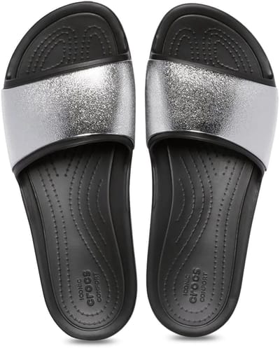 Crocs Sloane Shine Low Slippers Zwarte Maat 41/42 US 10