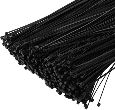 JHUBERS- Kabelbinders 2000 Stuks - Zwart - 200mm x 1.8mm - UV Bestendig - Zelfsluitend - Voor Binnen/Buiten Gebruik