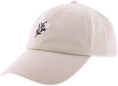 Herman casquette baseball été en coton femme unie broderie fleurs