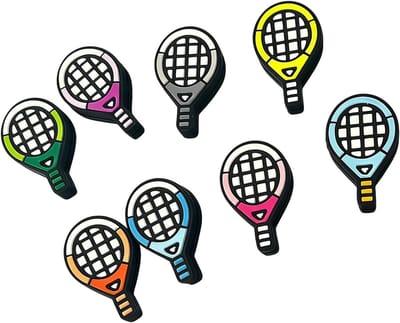 Tennis Trillingsdempers - Racket Schokdempers - Verbeter Balgevoel - Siliconen Materiaal - 8 Stuks - Meerkleurig