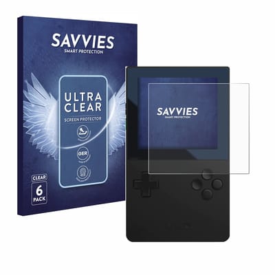 Savvies - Screenprotector voor Analogue Pocket - Folie Beschermfolie transparant 6 Stuks