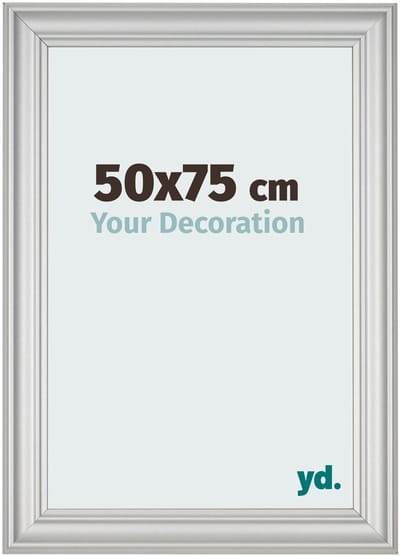 Your Decoration - Fotolijst 50x75 cm - MDF - Zilver Mat - Lazio