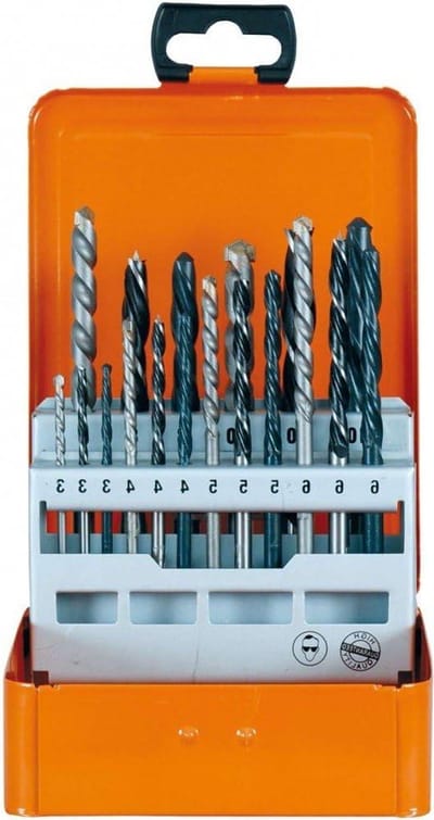 Boor Set - Boren Set - Boren in Materiaal - Gecombineerde Kit - 3-10mm 18 Delig - Metaal