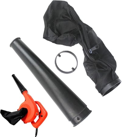 Bladblazer Accessoire - Luchtversterker Booster - Gazon Onderhoud - Universele Pasvorm - 24 x 5 x 5 cm - Zwart