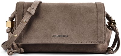 Coccinelle Thess Bimaterial - Schoudertas 21 cm (warm taupe)