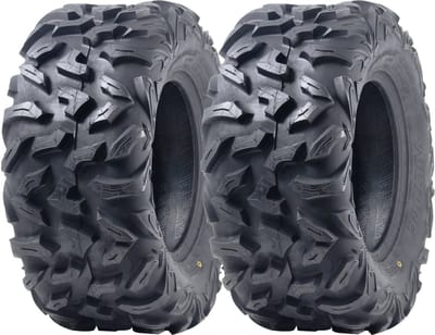 25x10.00R12 ATV-band 255/65R12 OBOR Vulture 6-laags, goedgekeurd voor de openbare weg, 67J, 307 kg (set van 2)