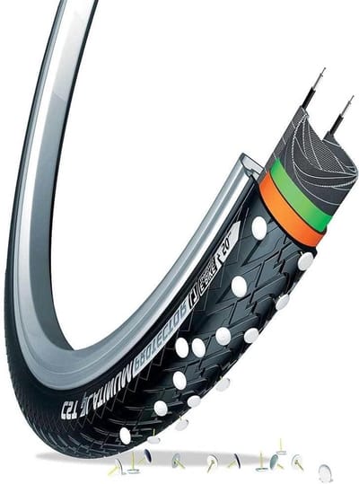 Buitenband Fietsband - Velgband Wielband - Veilig Fietsen - Met Reflectie - 28 x 1.50 - Zwart