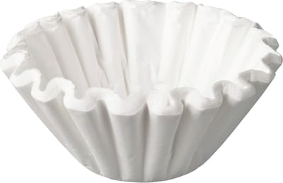 Koffiefilters 90/250mm - Doos 1000 stuks - Geschikt voor Bravilor - Korf - Papier - Geschikt voor Melitta