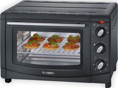 Severin TO 2067 Bak- en Grilloven - 20 Liter - 100-230°C - Zwart