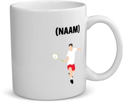 Akyol - badminton met eigen naam koffiemok - theemok - Badminton - badmintonner - sport - 350 ML inhoud