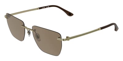 Lacoste L282S Matte gold/brown 55/19/150 MAN Zonnebrillen