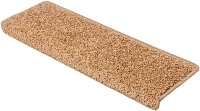 Trapmatten - Vloerbedekking trap - Veilig traplopen - Dubbelzijdig plakband - 30 stuks - Beige