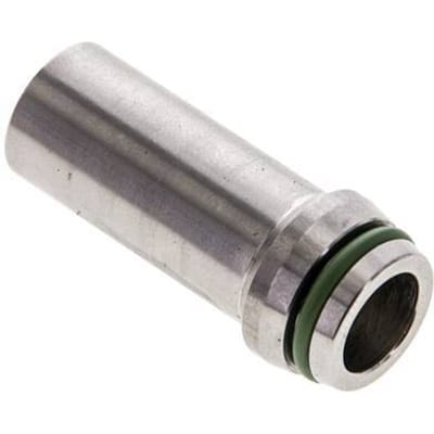 14x2mm RVS Rechte met Lasverbinding 630bar FKM O-ring ISO 8434-1