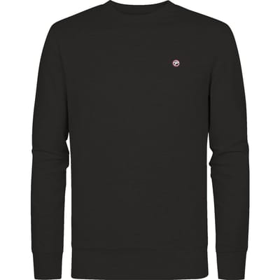 Petrol Industries Heren Sweater - Regular Fit Trui - Ronde Hals - Herentrui - Truien - Herenkleding - Zwart - Maat S