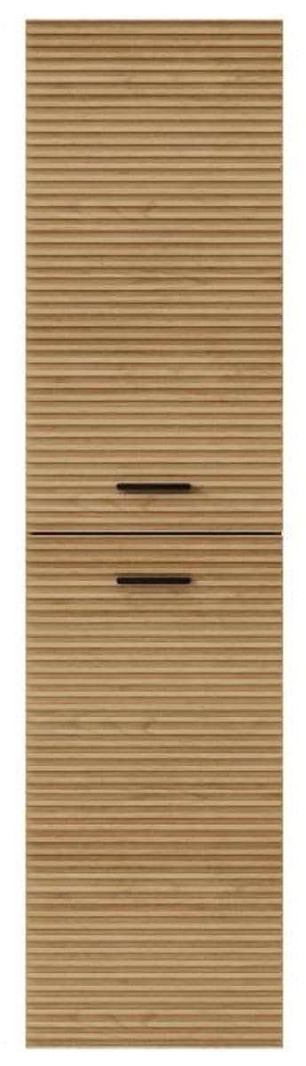 Vente-unique Zwevende badkamermeubel - kleur: naturel - H140 cm - SARONE