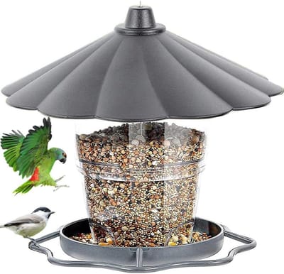 Hangende Voederbak voor Tuinvogels - Weerbestendige Voederplaats voor Balkon en Tuin, Ideaal voor Vogelspotting en Tuinieren