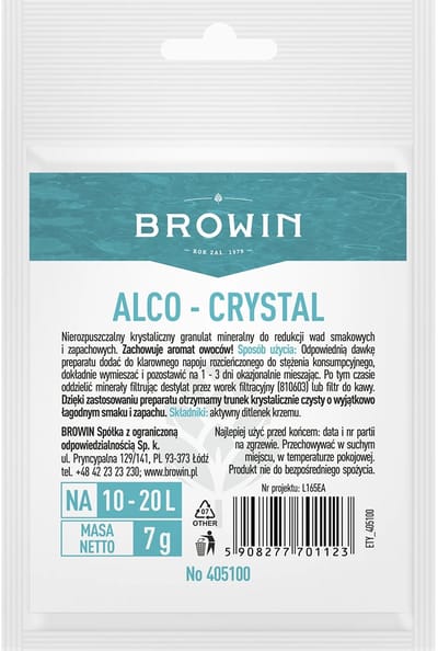Alco-Crystal smaak- en aromastabilisator