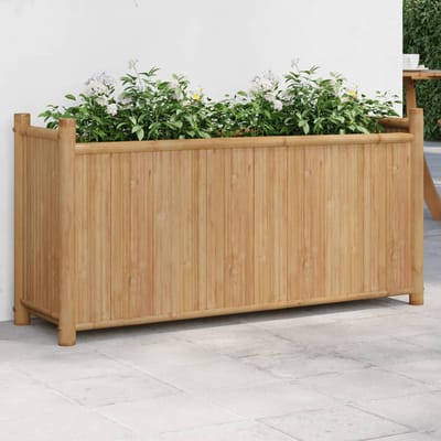 vidaXL - Plantenbak - 100x30x50 - cm - bamboe