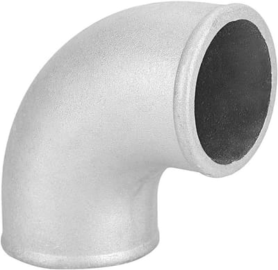 90 Graden Bocht voor Intercooler, 2.5 Inch Aluminium, Turbo Pipe Fitting, Strakke Bend voor Verbeterde Luchtstroom