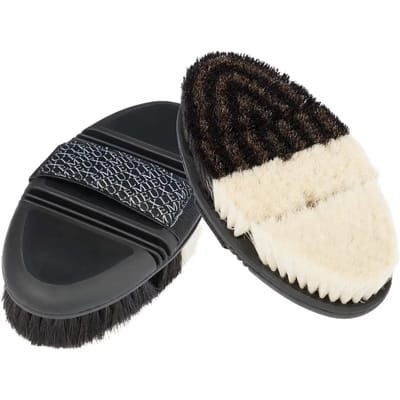Zachte borstel LeMieux Flexi Half & Half